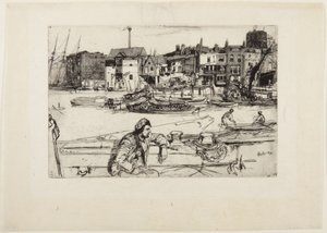 Cais do Leão Negro de James McNeill Whistler