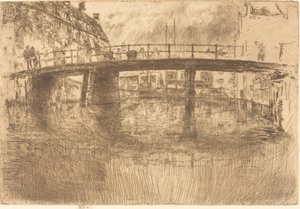 Ponte, Amsterdã de James Abbott McNeill Whistler