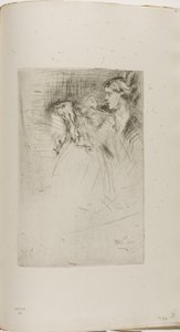 Penteando o cabelo de James Abbott McNeill Whistler