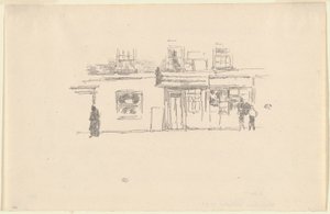 Lojas do Chelsea de James Abbott McNeill Whistler