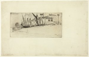Chelsea Wharf de James Abbott McNeill Whistler
