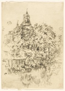 Castelo de Verneuil, Touraine de James Abbott McNeill Whistler