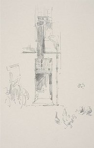 Galos e galinhas, Hôtel Colbert de James Abbott McNeill Whistler