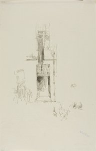 Galos e galinhas, Hôtel Colbert de James Abbott McNeill Whistler