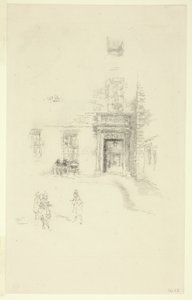 Pátio, Hospital Chelsea de James Abbott McNeill Whistler
