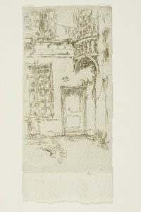 Pátio, Rue P. L. Courier, Tours de James Abbott McNeill Whistler