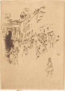 Rua Cutler, Houndsditch de James Abbott McNeill Whistler