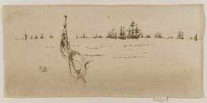 Mergulhando a bandeira de James Abbott McNeill Whistler