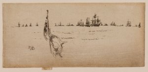 Mergulhar a bandeira de James McNeill Whistler