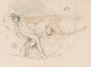 Figura Drapejada, Reclinada de James Abbott McNeill Whistler