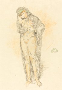 Figura Drapejada, Em Pé de James Abbott McNeill Whistler