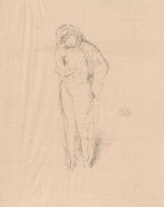 Figura Drapejada, Em Pé de James Abbott McNeill Whistler