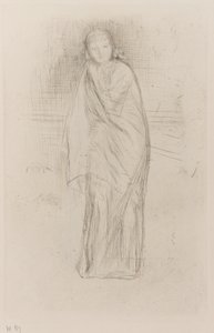 Modelo drapeado de James Abbott McNeill Whistler