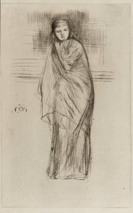 Modelo drapeado de James Abbott McNeill Whistler