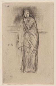 Modelo drapeado de James Abbott McNeill Whistler