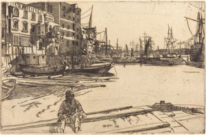 Cais das Águias de James Abbott McNeill Whistler