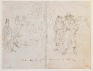 Entrou no Grande Passeio em Baden de James Abbott McNeill Whistler
