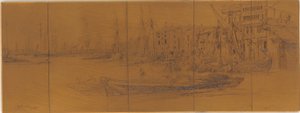 Placa de gravação: Armazéns do Tamisa de James Abbott McNeill Whistler