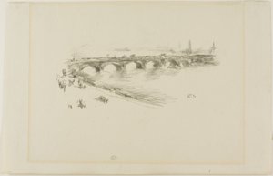 Noite, Little Waterloo Bridge de James Abbott McNeill Whistler