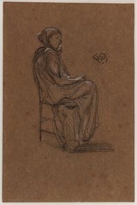 Figura feminina, sentada de James Abbott McNeill Whistler
