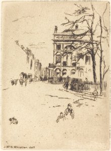Praça Fitzroy de James Abbott McNeill Whistler