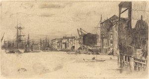 Cais de Livre Comércio de James Abbott McNeill Whistler