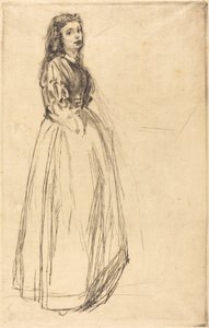 Fumette, em pé de James Abbott McNeill Whistler