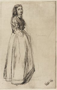 Fumette, em pé de James Abbott McNeill Whistler