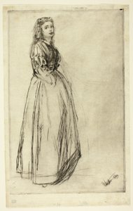 Fumette, em pé de James Abbott McNeill Whistler