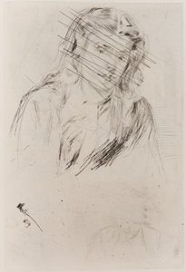 Cabeça Curvada de Fumette de James Abbott McNeill Whistler