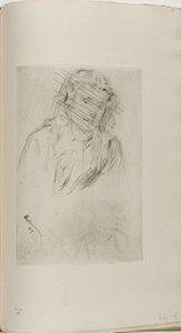 Cabeça inclinada de Fumette de James McNeill Whistler