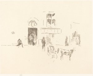 Porta do Palco da alegria de James Abbott McNeill Whistler