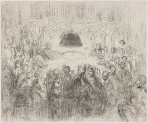Salão de jogos de azar em Baden-Baden de James Abbott McNeill Whistler