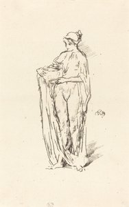 menina com tigela de James Abbott McNeill Whistler