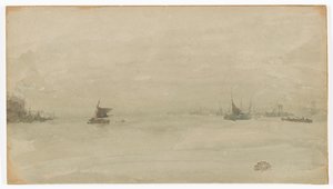 Cinza e Prata-Liverpool de James Abbott McNeill Whistler