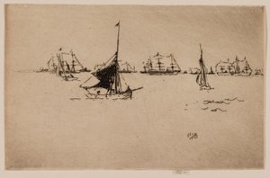 Frota de Sua Majestade: Noite de James McNeill Whistler