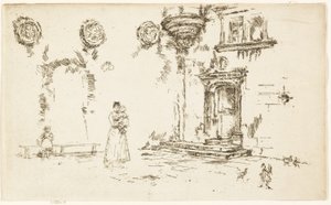 Hotel Lallemant, Bourges de James Abbott McNeill Whistler
