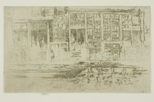 Bairro dos Judeus, Amesterdão de James McNeill Whistler