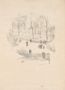 jardins Kensington de James Abbott McNeill Whistler