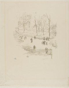 jardins Kensington de James Abbott McNeill Whistler