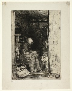 La Vieille aux Loques (A Velha com Trapos) de James Abbott McNeill Whistler