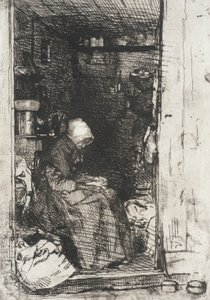 A velha em farrapos de James McNeill Whistler