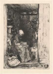 A velha vendedora de trapos de James McNeill Whistler