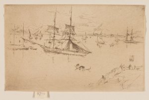 Lagoa - Meio-dia de James Abbott McNeill Whistler