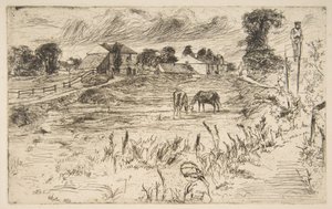 Paisagem com o cavalo de James McNeill Whistler
