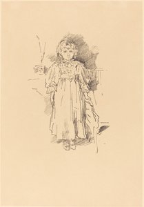 Pequena Evelyn de James Abbott McNeill Whistler