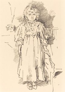 Pequena Evelyn de James Abbott McNeill Whistler