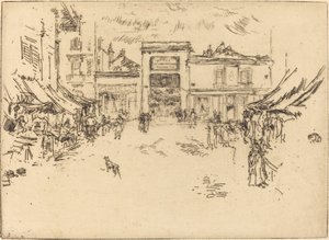 Little Market Place, Passeios de James Abbott McNeill Whistler