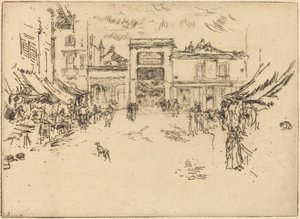 Pequena praça do mercado, Tours de James McNeill Whistler