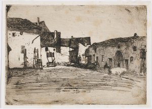 Liverdun. Uma das doze gravuras da natureza de James Abbott McNeill Whistler